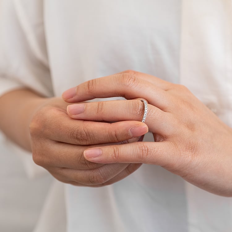 Eternity prsten s 1.75mm lab-grown diamanty Driany 120704