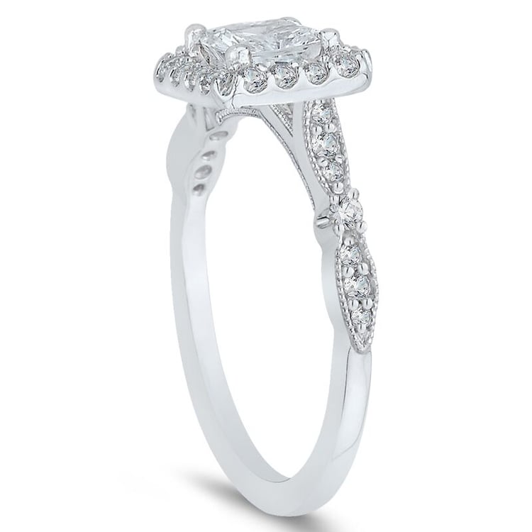 Zlatý zásnubní prsten s diamanty 46259