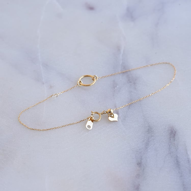 Zlatý náramek s diamantem 86943