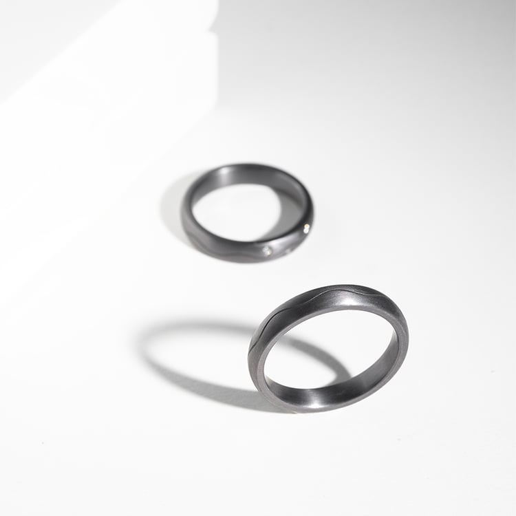 Tantalový prsten s diamanty Brodie 156945