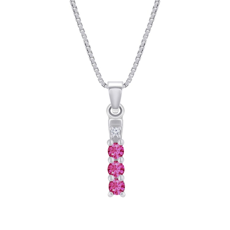 Přívěsek s růžovými topazy