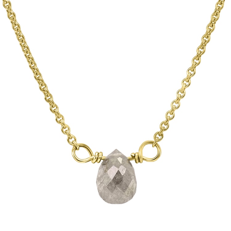 Zlatý náhrdelník s diamantem