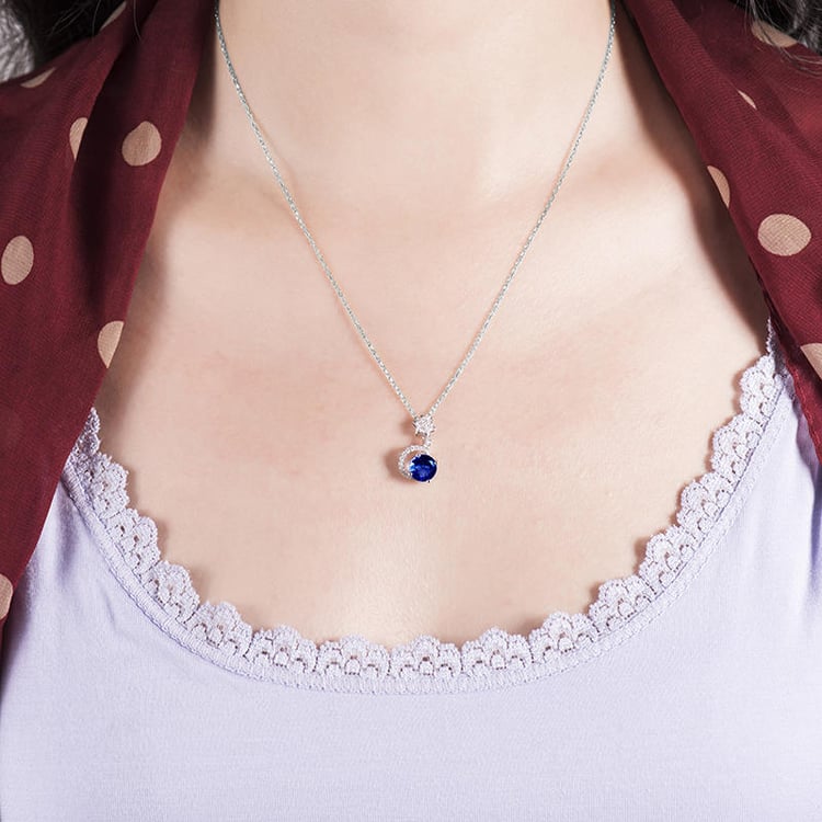 Tanzanitový náhrdelník 18482