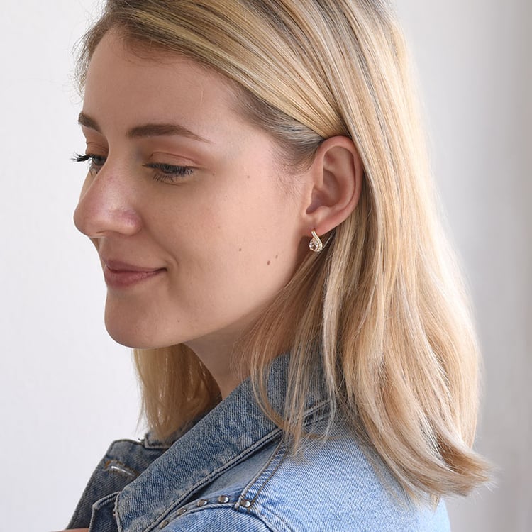 Morganitové náušnice 67959