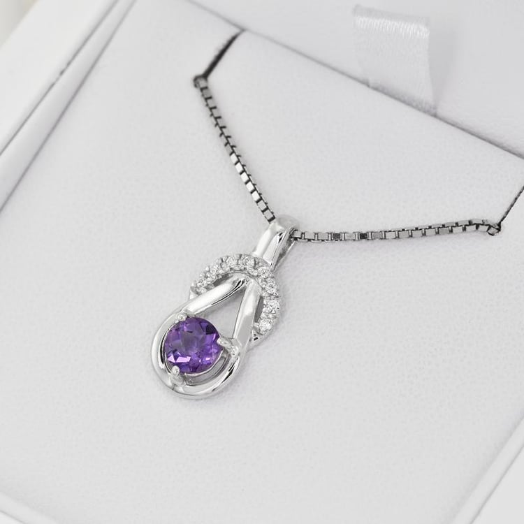 Přívěsek s ametystem 27081