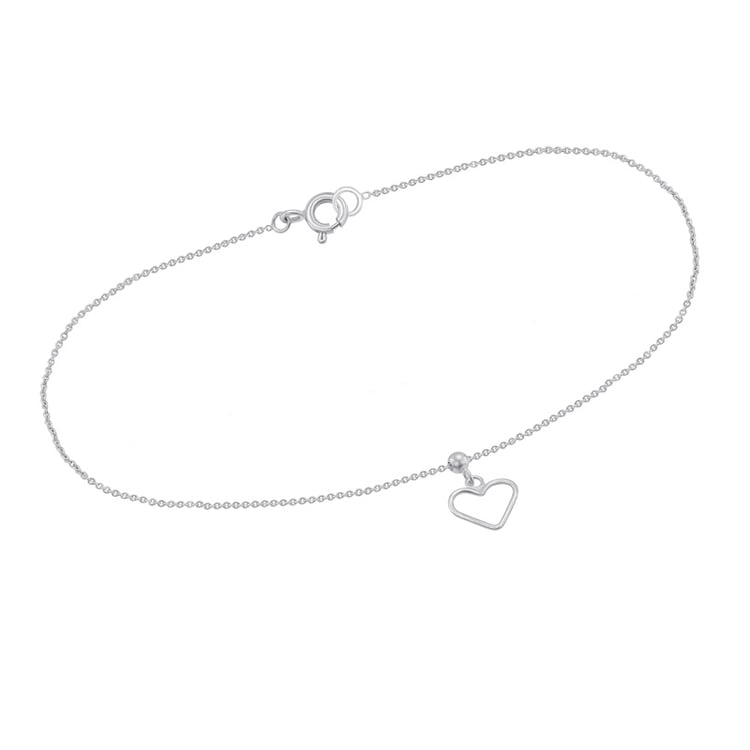 Stříbrný řetízek na nohu 