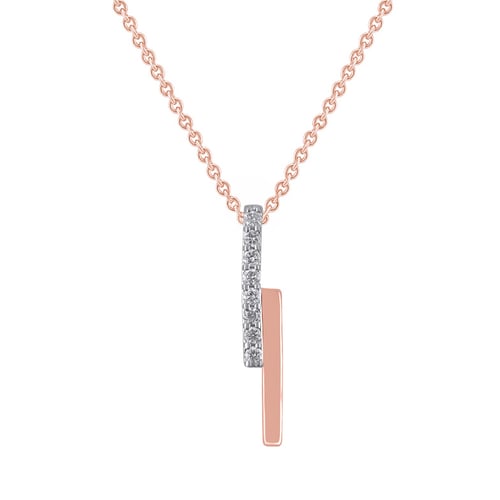 Zlatý přívěsek s lab-grown diamanty Katie