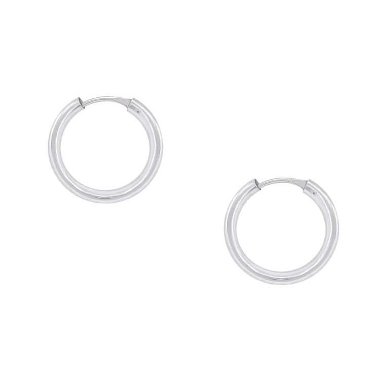 Zlaté 12 mm náušnice kroužky Liberene