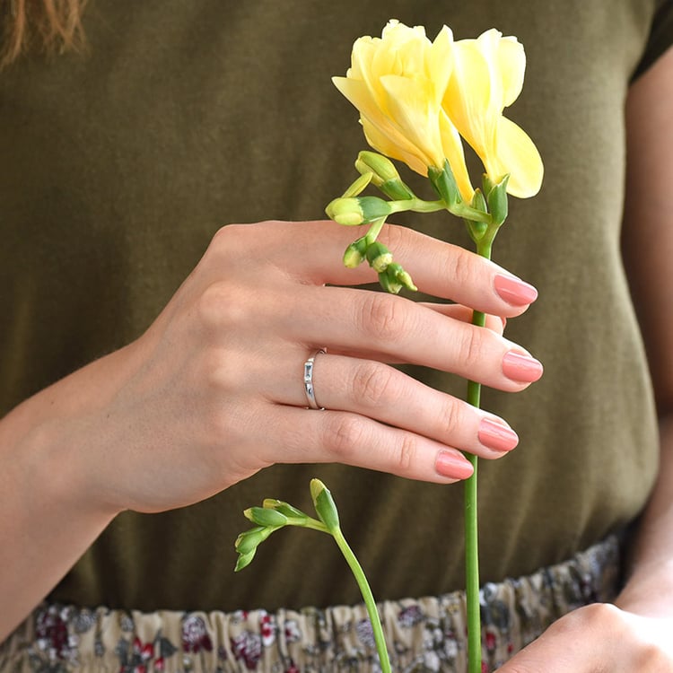 Zlatý prsten se švýcarským topazem 82375