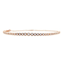 Elegantní zlatý náramek s diamanty Sonja