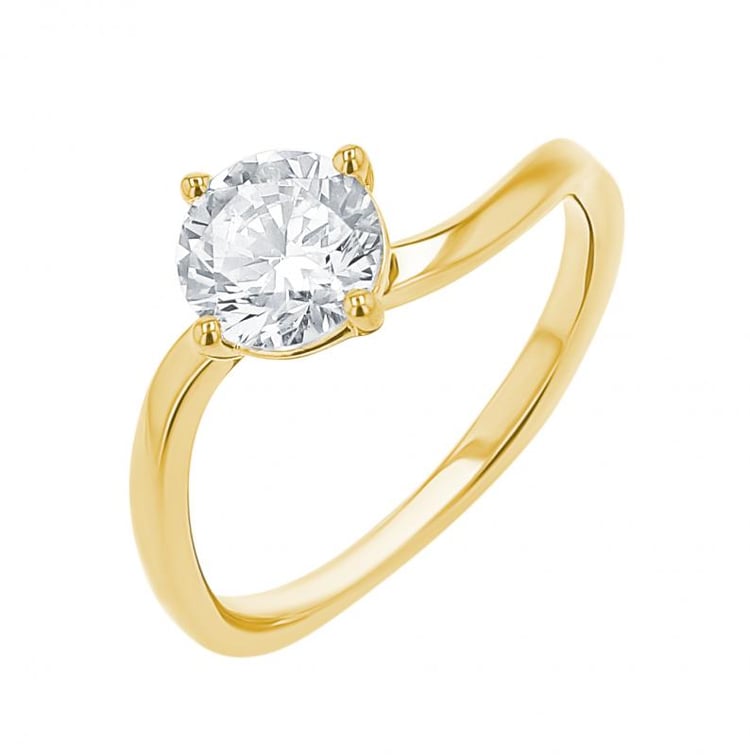 Atypický zásnubní prsten 155474