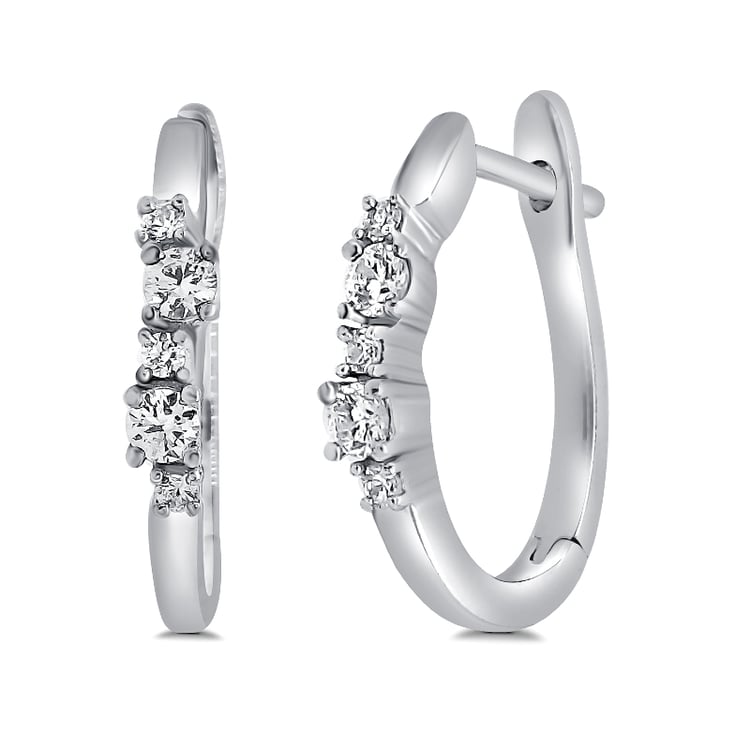 Diamantové kruhové náušnice Halian 67261