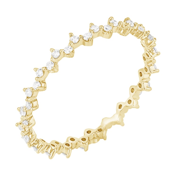 Diamantový eternity prsten ze zlata 84318