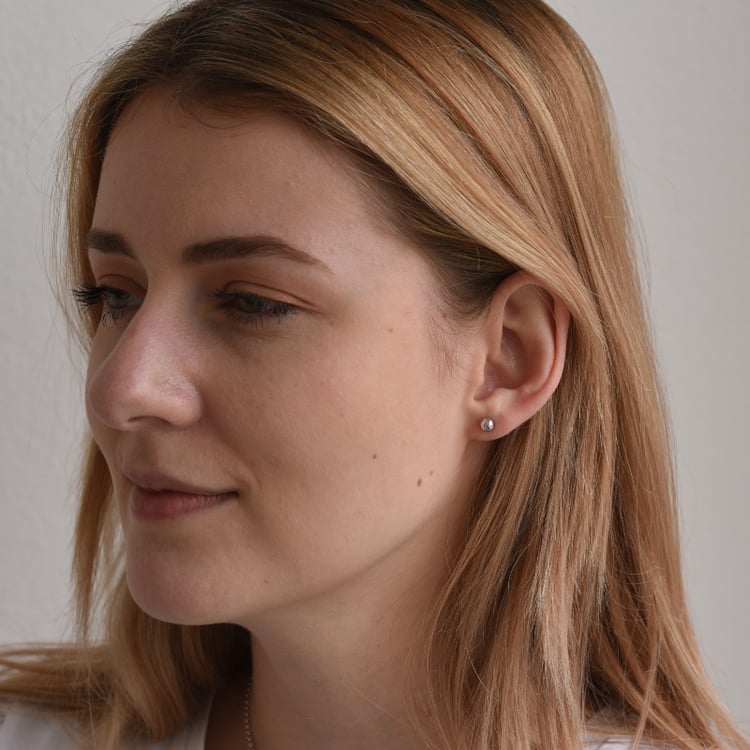 Zlaté náušnice kuličky 63094