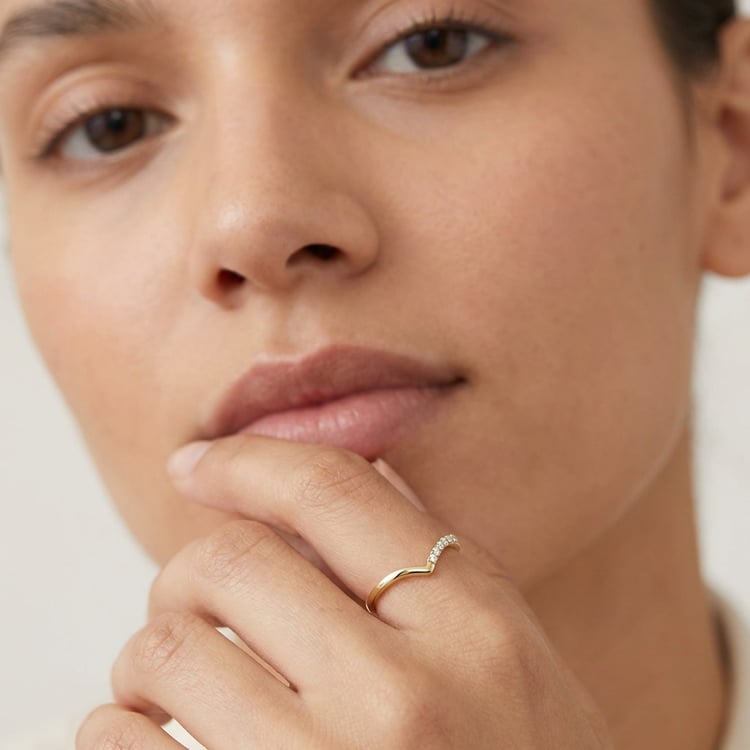 Vykrojený rozvodový eternity prsten s lab-grown diamanty Titus 166549