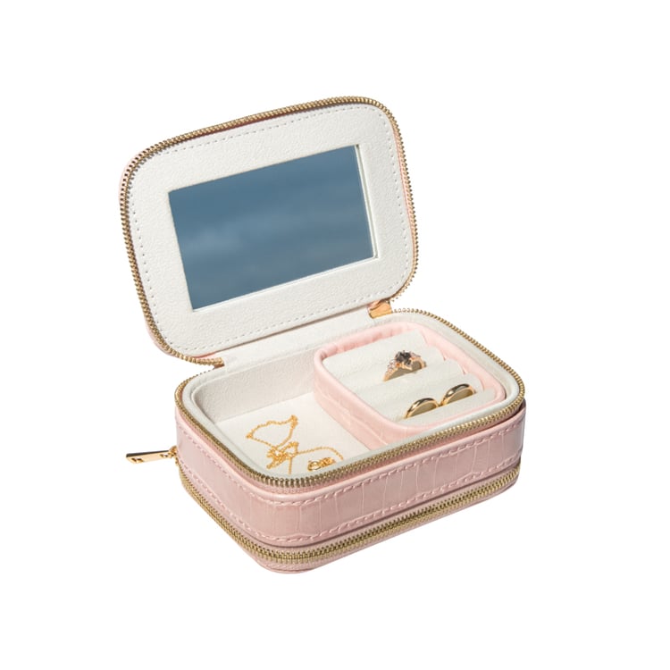 Cestovní pouzdro na šperky růžové Rio