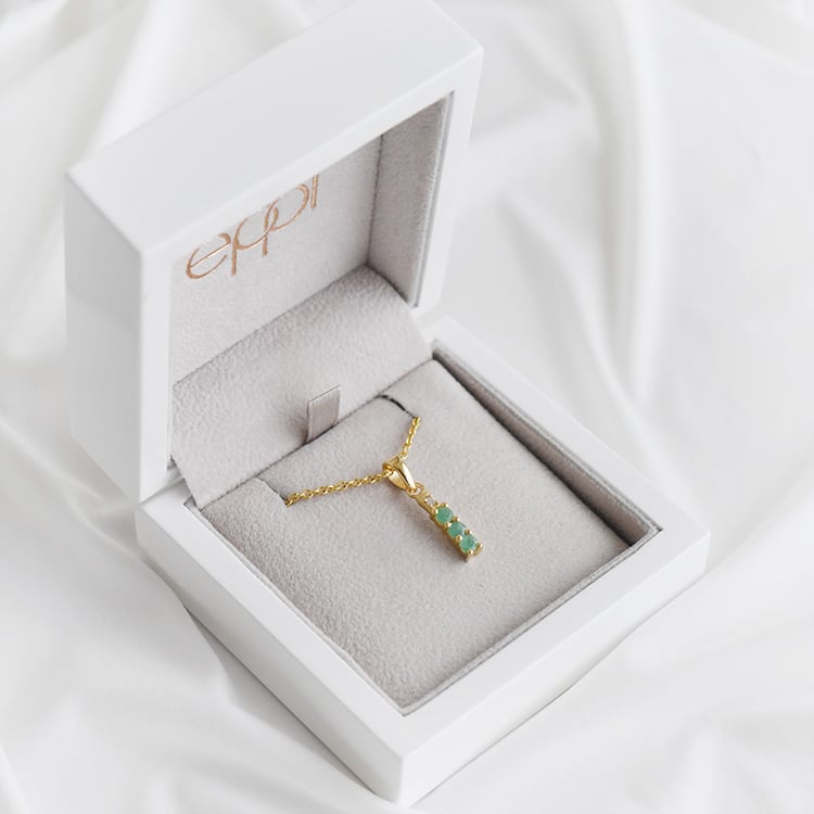 Přívesek se smaragdy a diamantem 92595