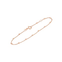 Náramek s kuličkami 18 cm ze stříbra