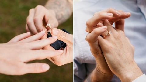 Etiketa zásnubních prstenů