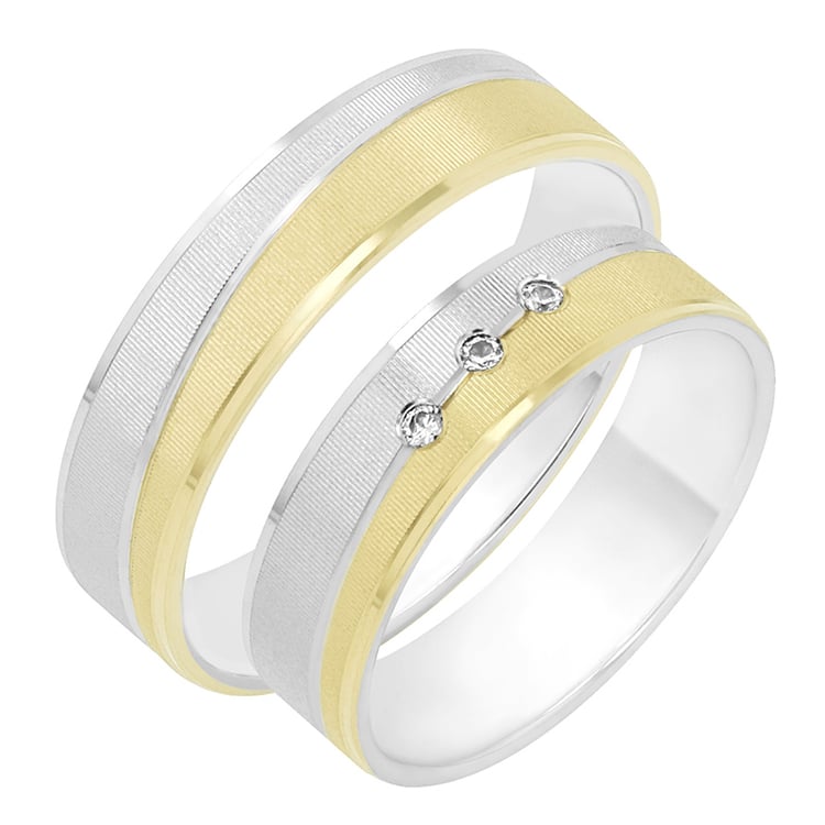 Zlaté snubní prsteny