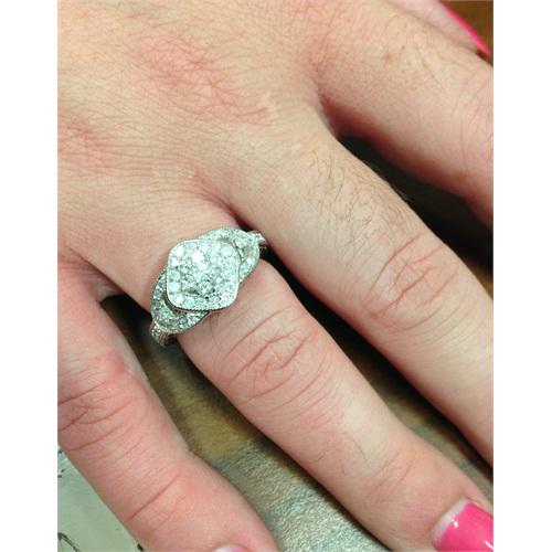 Diamantový zásnubní prsten 4506