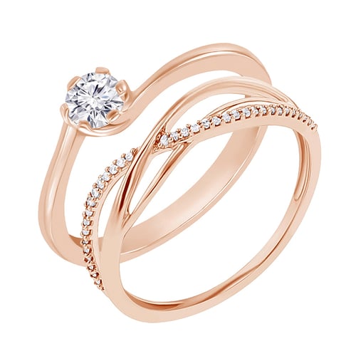 Set prstenů s možností výběru diamantu Izabelle