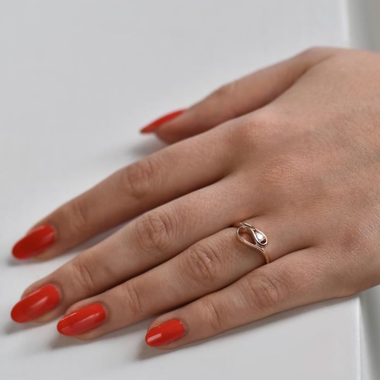 Zásnubní prsten s diamantem 30166