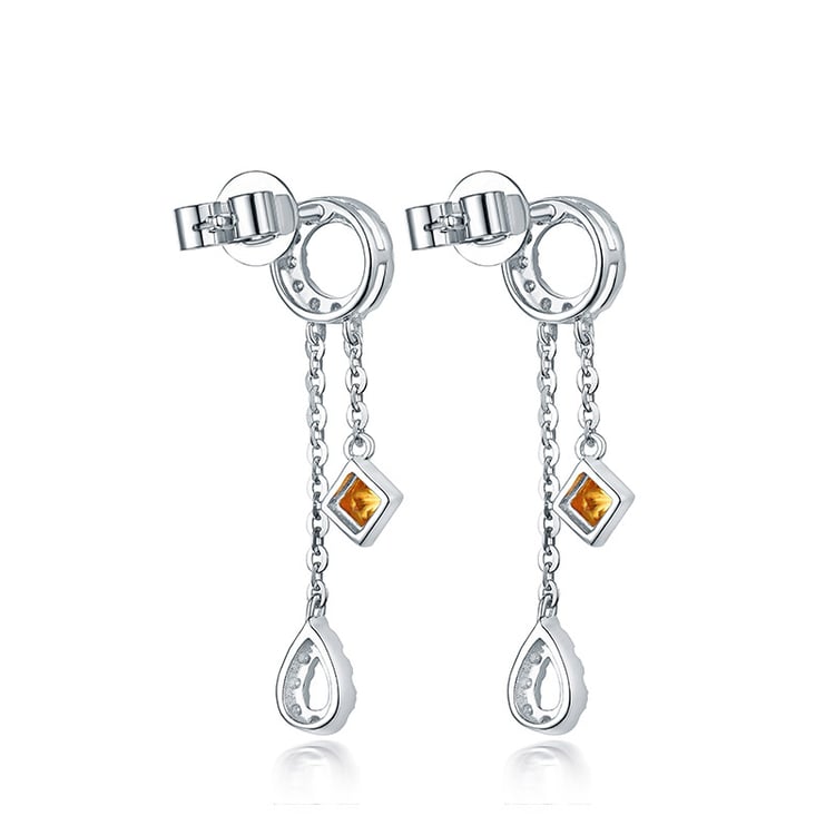 Zlaté visací náušnice 18778