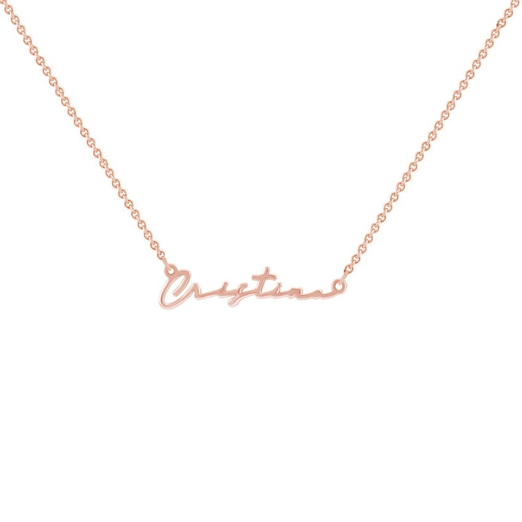 Zlatý náhrdelník se jménem na přání 66712
