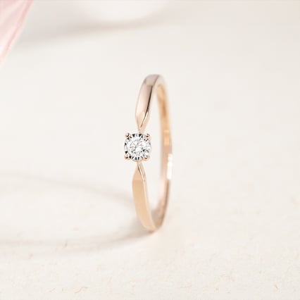 Elegantní zásnubní prsten s diamantem Ximena