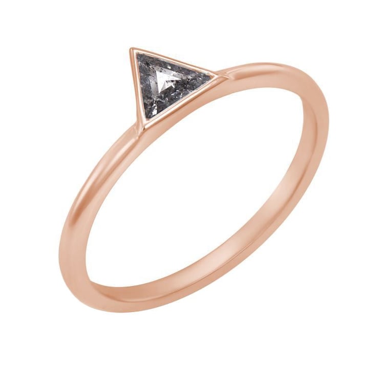 Prsten s trillion salt and pepper diamantem Daslis 111945