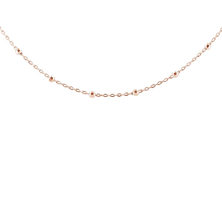 Řetízek s kuličkami 45 cm ze 14k zlata 137435