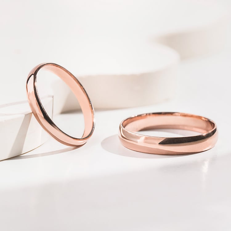 Snubní prsteny z růžového zlata 157064