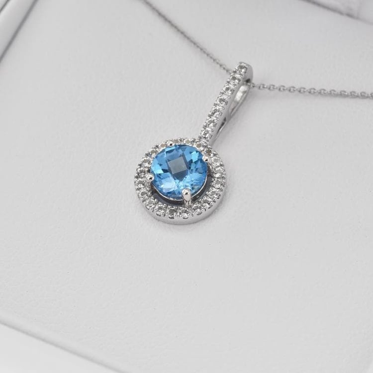 Topazový přívěsek ze zlata 28441