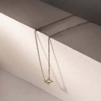 Ankr řetízek 45 cm z 18k bílého zlata