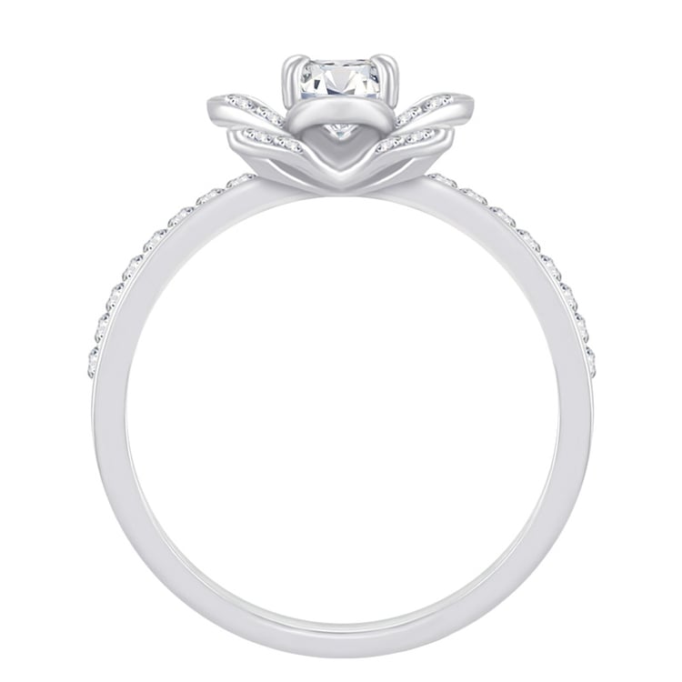 Prsten s diamantovou květinou 73690