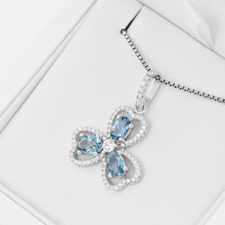 Stříbrný trojlístek 9714