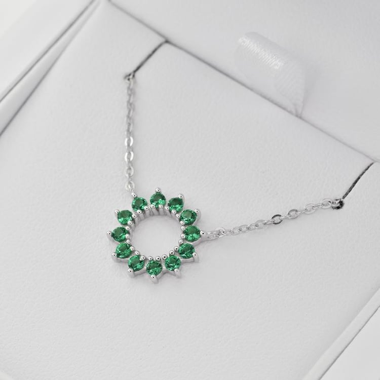 Přívěsek se smaragdy 26609