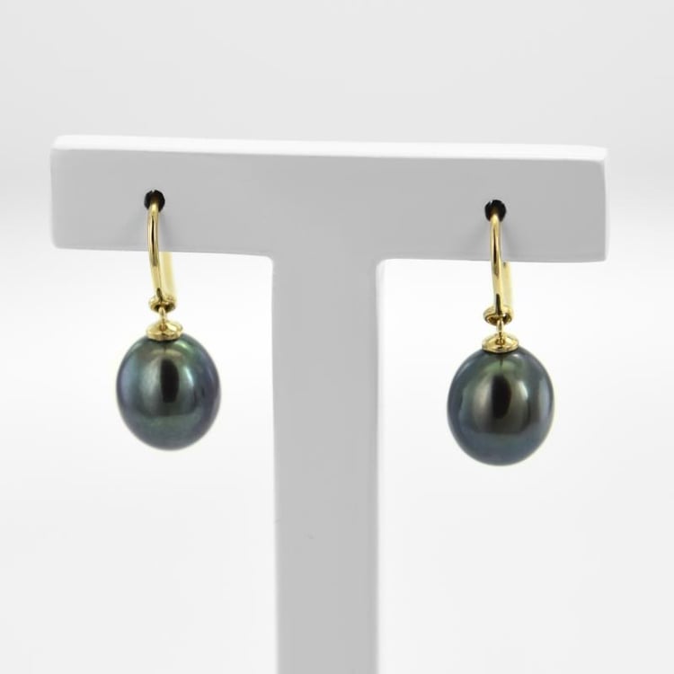 Černé náušnice 51751