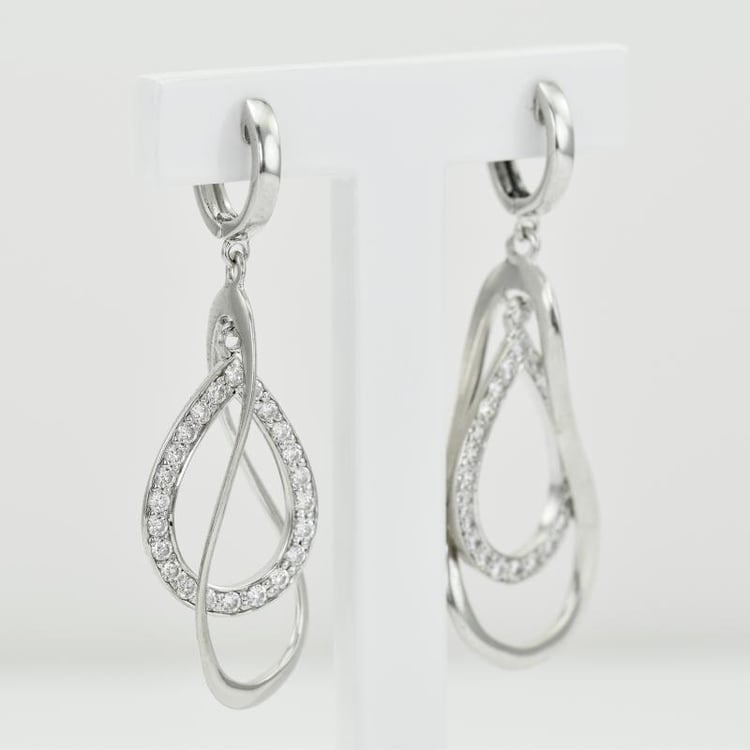 Náušnice se zirkony 13060