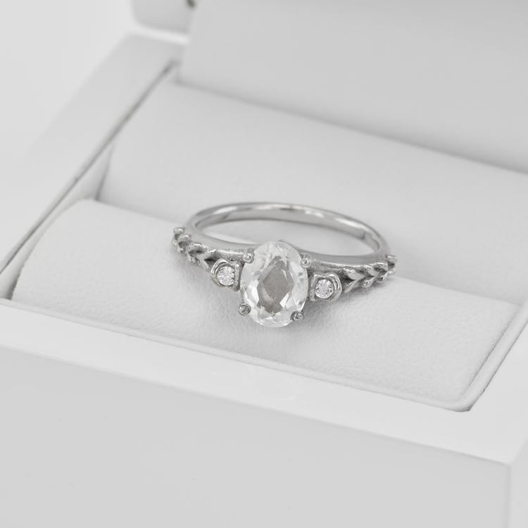 Zásnubní prsten s topazem 29791