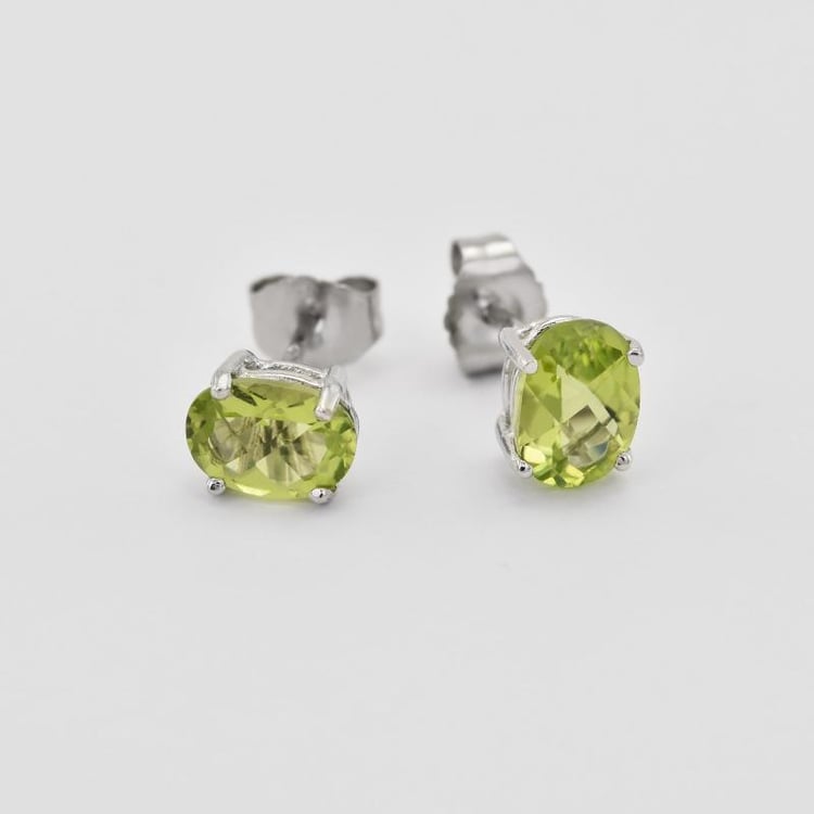 Náušnice s olivíny Sabinah 8035