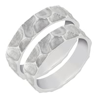 Snubní prsteny ze zlata s reliéfem Elias