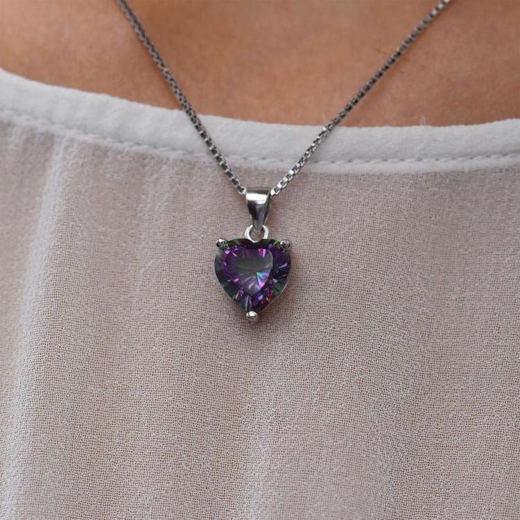 Náhrdelník s barevným quartzem 21754