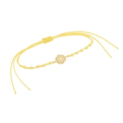 Provázkový jóga náramek Květ života