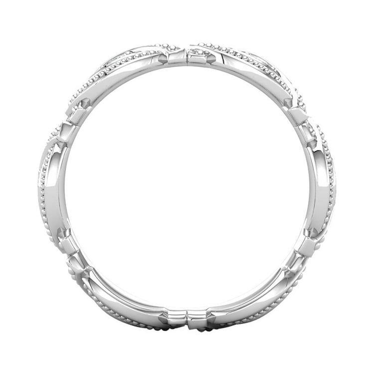 Vintage obroučka zdobená lab-grown diamanty Yash 105732