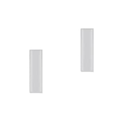 Stříbrné minimalistické náušnice Bar