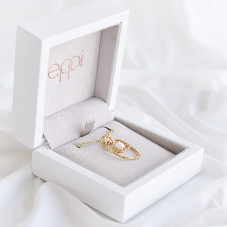 Perlový přívěsek ze stříbra 90763