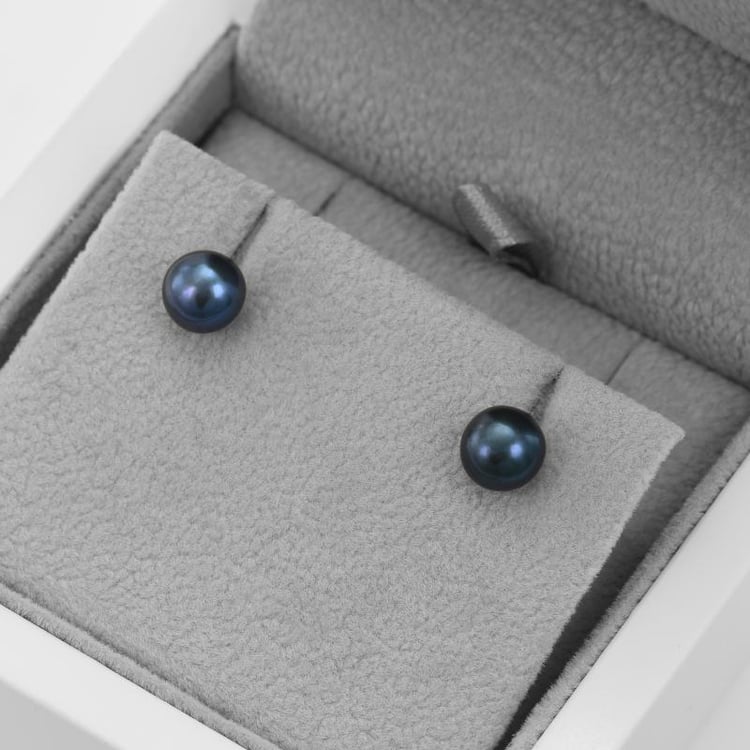 Perlové náušnice ze stříbra 52846