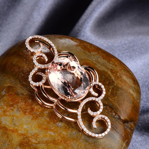 Morganitový náhrdelník Janisa 10077